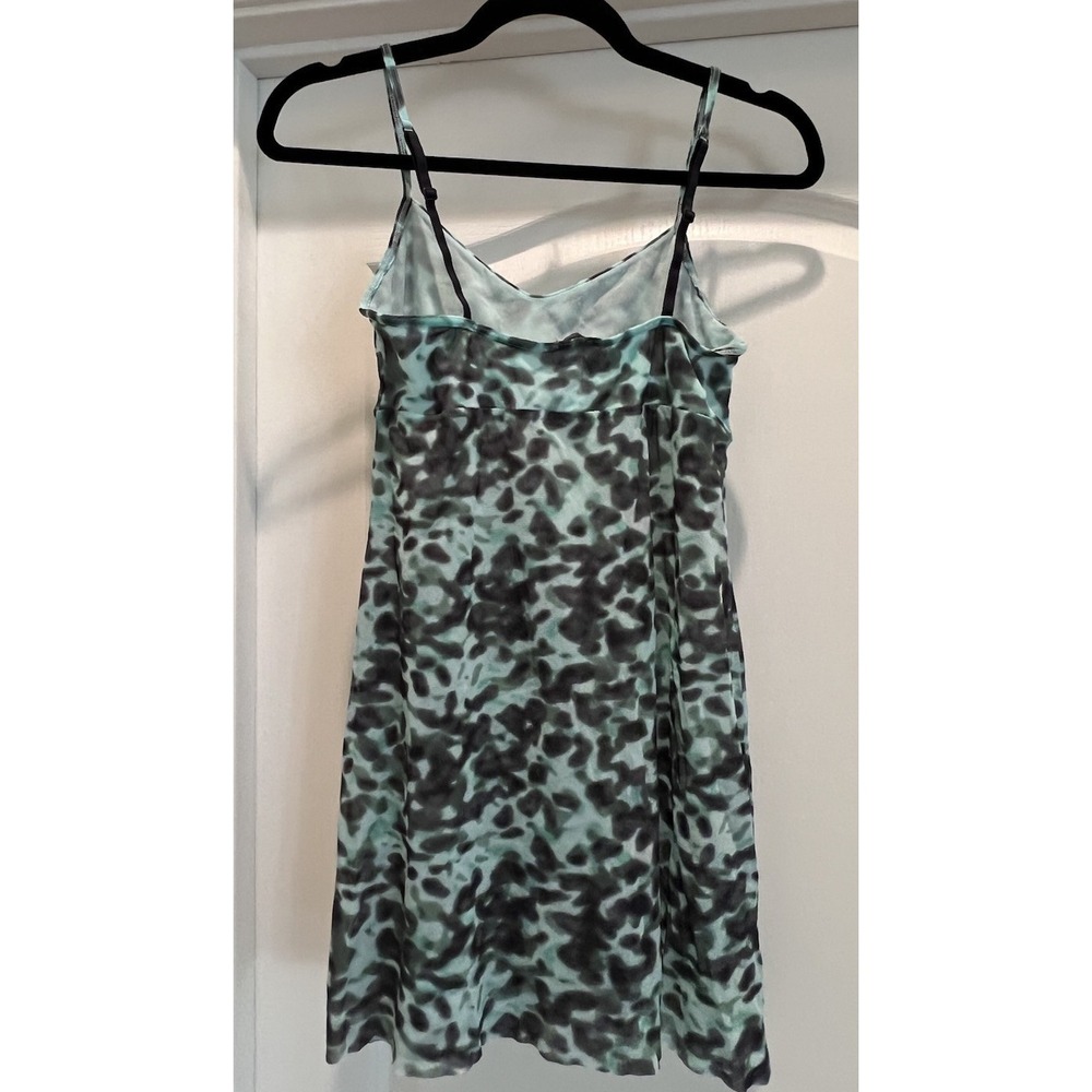 Cosabella Italy Green Abstract Print Mesh Slip Dress Chemise Lingerie Womens S - Picture 2 of 8
